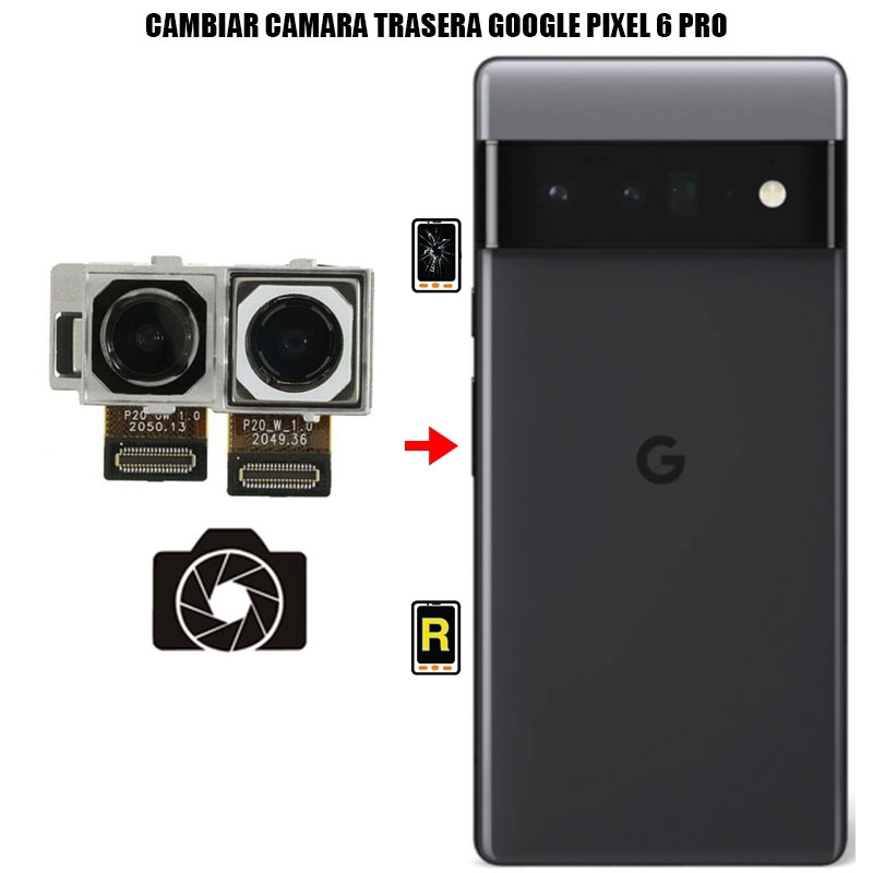Cambiar Cámara Trasera Google Pixel 6 Pro