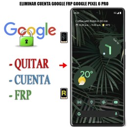 Eliminar Contraseña y Cuenta Google Google Pixel 6 Pro