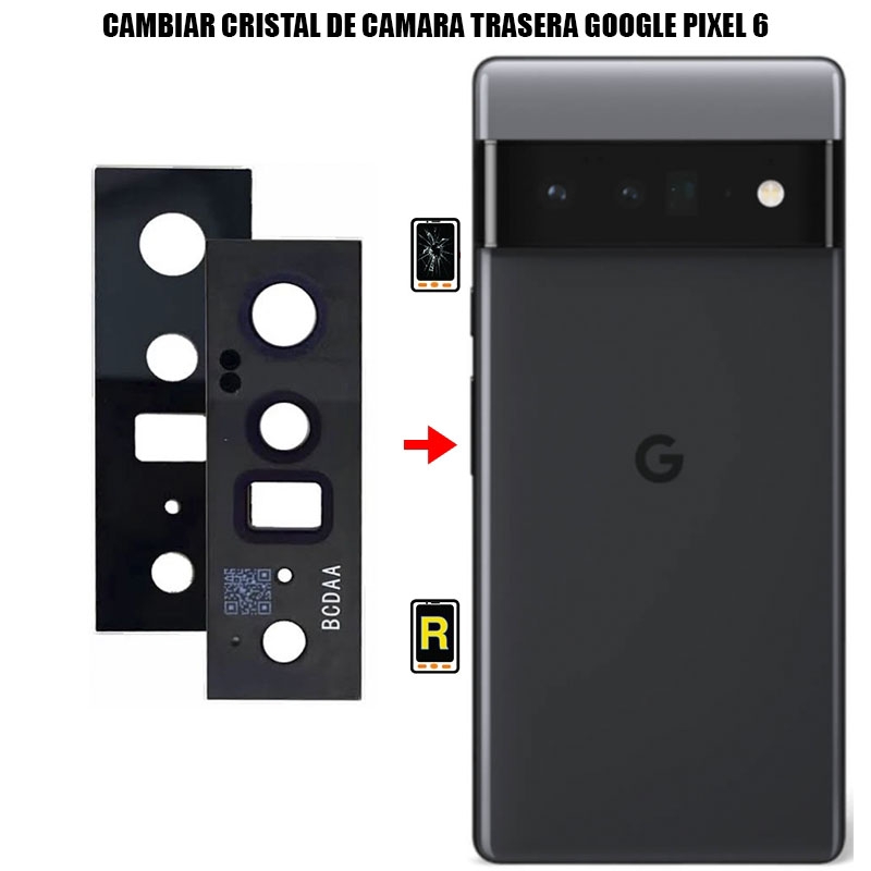 Cambiar Cristal Cámara Trasera Google Pixel 6