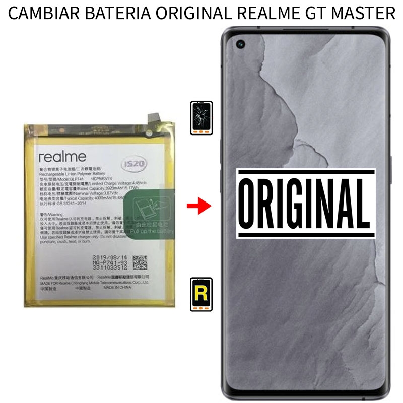 Cambiar Batería Realme GT Master Original