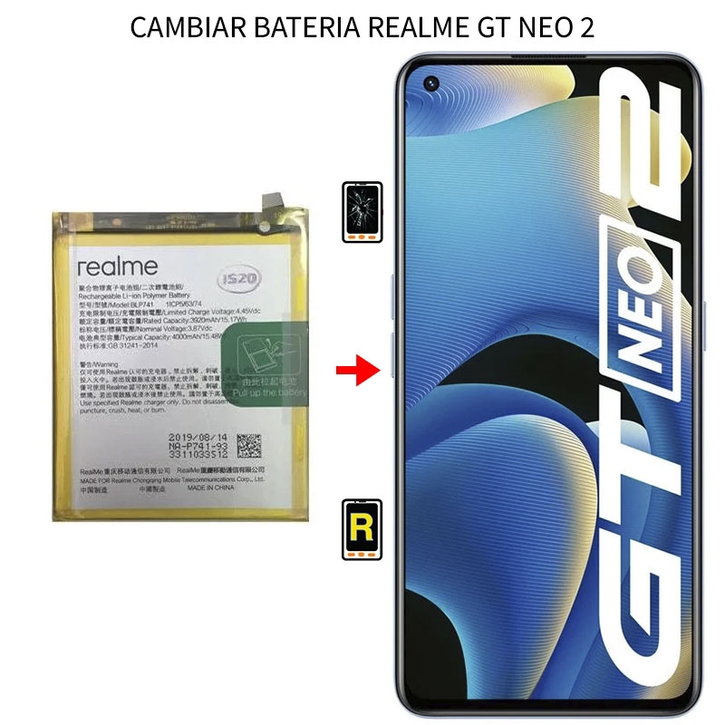Cambiar Batería Realme GT Neo 2