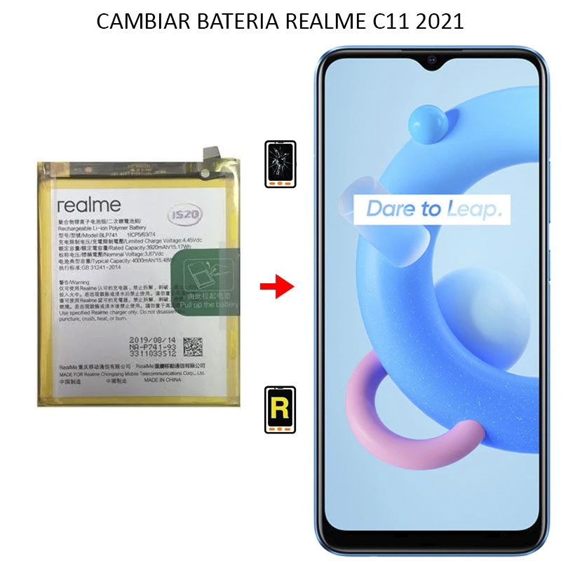 Cambiar Batería Realme C11 2021