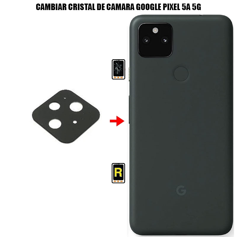 Cambiar Cristal Cámara Trasera Google Pixel 5a 5G