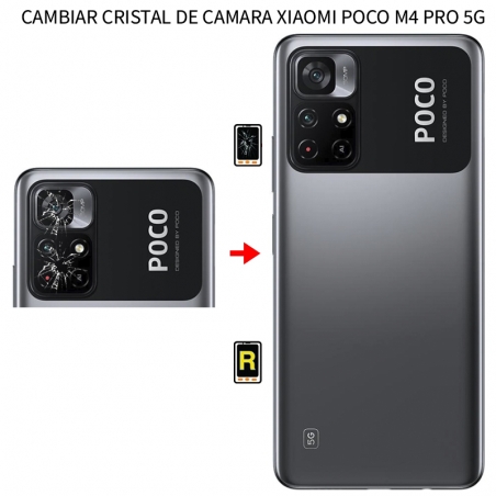 Cambiar Cristal Cámara Trasera Xiaomi Poco M4 Pro 5G