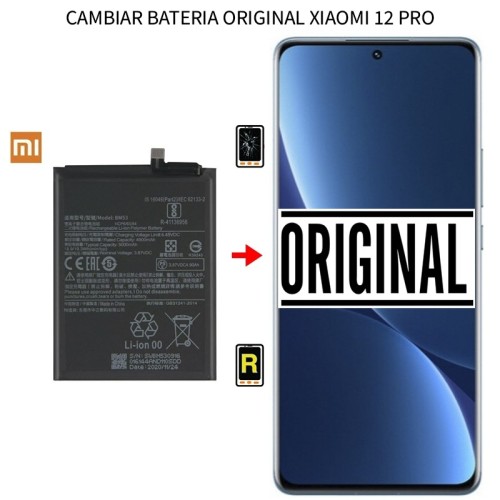 Cambiar Batería Xiaomi 12 Pro Original BP45