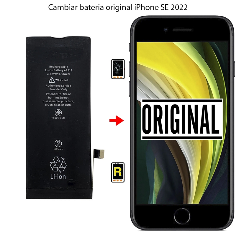 Cambiar Batería iPhone SE 2022 Original