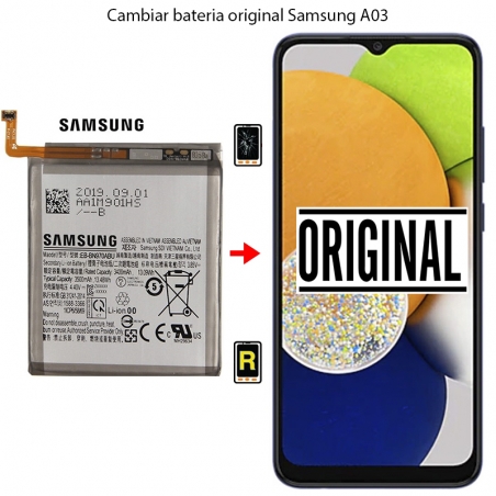 Cambiar Batería Samsung Galaxy A03 Original