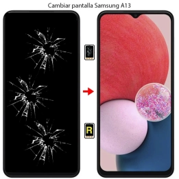 Cambiar Pantalla Samsung Galaxy A13 Original Con Marco
