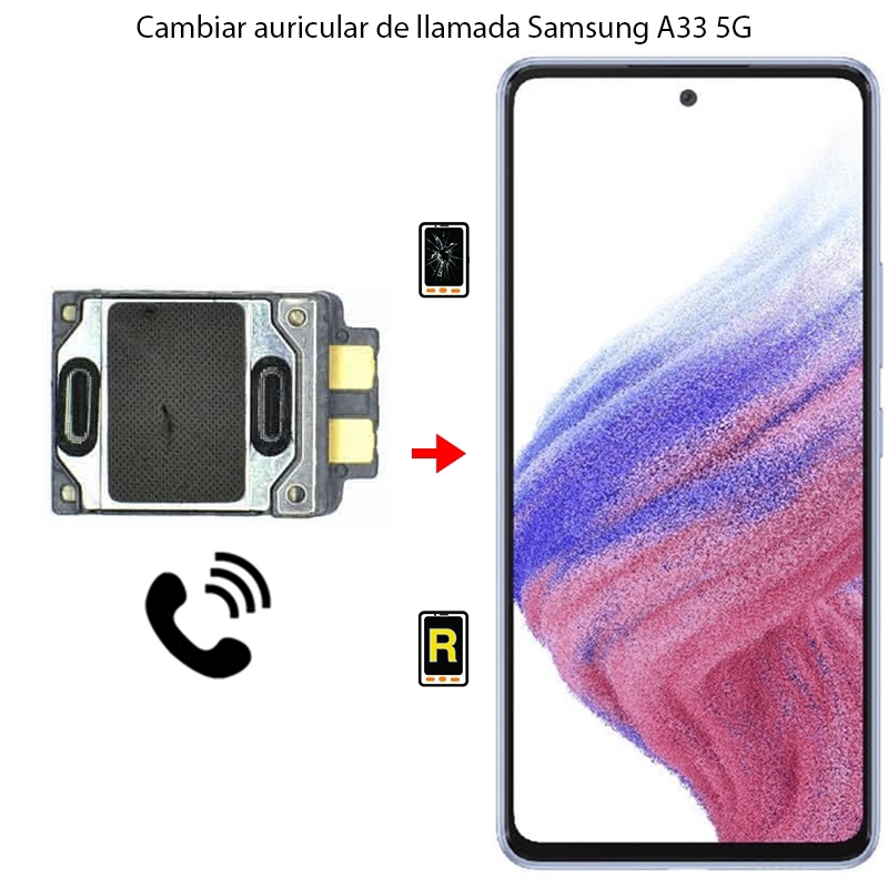 Cambiar Auricular De Llamada Samsung Galaxy A33 5G