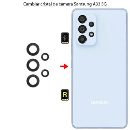 Cambiar Cristal Cámara Trasera Samsung Galaxy A33 5G
