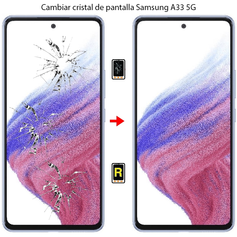 Cambiar Cristal De Pantalla Samsung Galaxy A33 5G