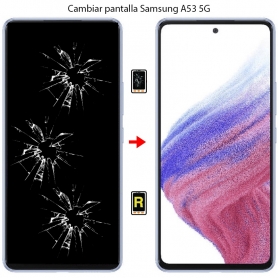 Cambiar Pantalla Samsung Galaxy A53 5G Original Con Marco