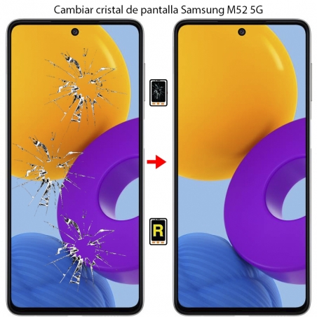 Cambiar Cristal De Pantalla Samsung Galaxy M52 5G