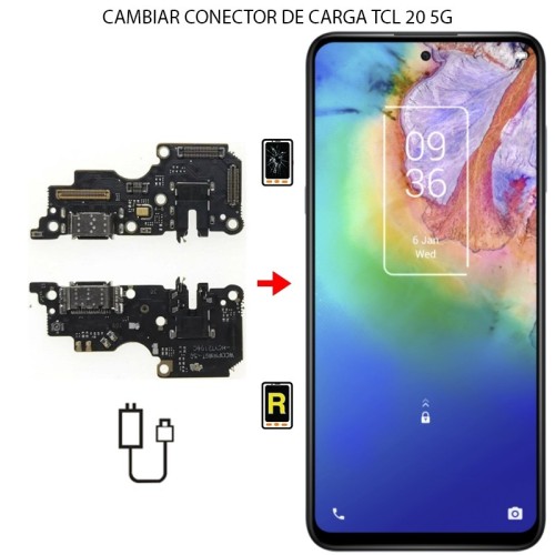 Cambiar Conector De Carga TCL 20 5G