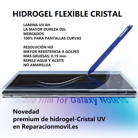 Premium de hidrogel Flexible Cristal UV