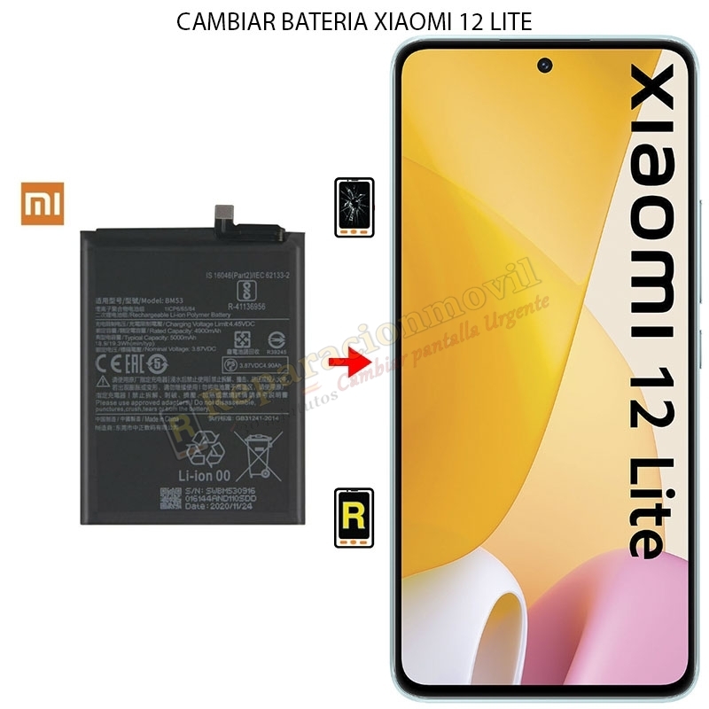 Cambiar Batería Xiaomi Mi 12 Lite