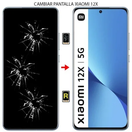 Cambiar Pantalla Xiaomi Mi 12X Original sin Marco