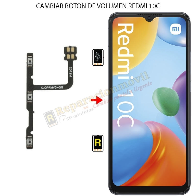 Cambiar Botón De Volumen Xiaomi Redmi 10C
