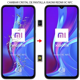 Cambiar Cristal De Pantalla Xiaomi Redmi 9C NFC