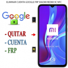 Eliminar Contraseña y Cuenta Google Xiaomi Redmi 9C NFC