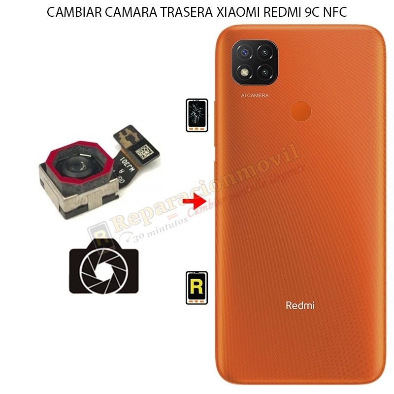 Cambiar Cámara Trasera Xiaomi Redmi 9C NFC