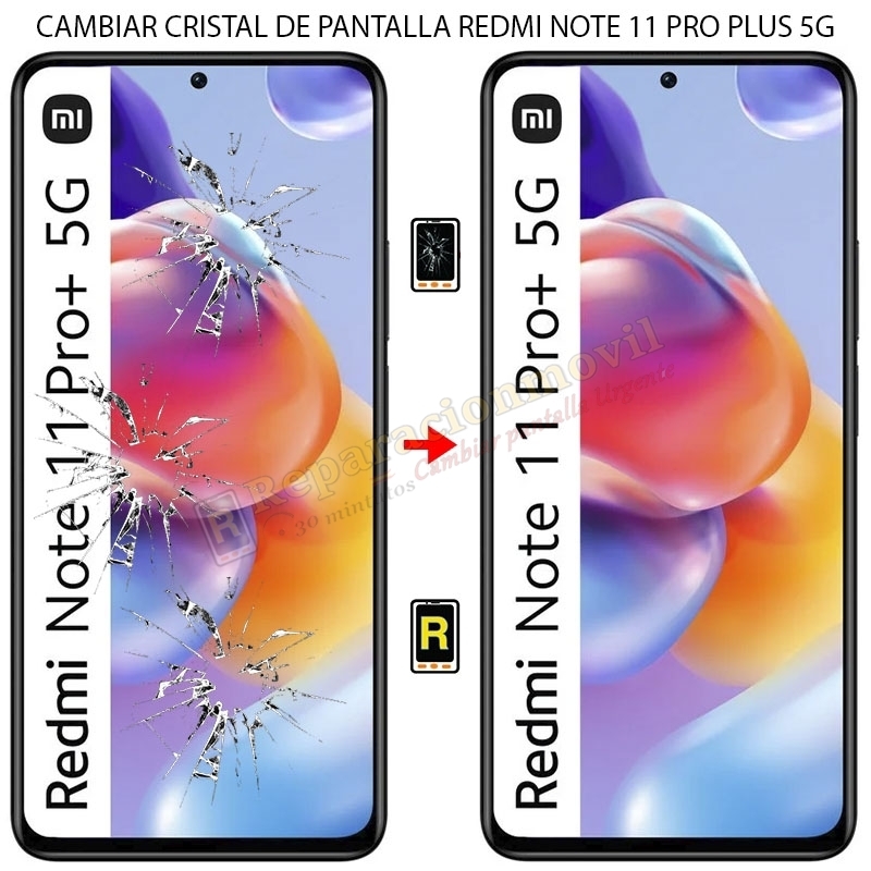 Cambiar Cristal De Pantalla Xiaomi Redmi Note 11 Pro Plus 5g
