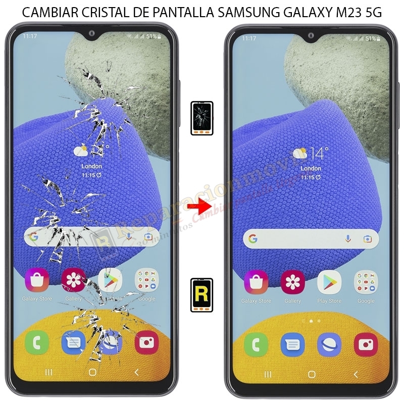 Cambiar Cristal De Pantalla Samsung Galaxy M23 5G