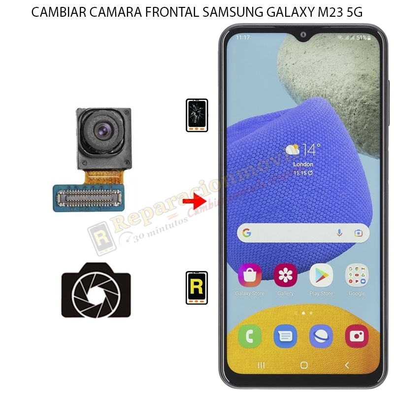 Cambiar Cámara Frontal Samsung Galaxy M23 5G