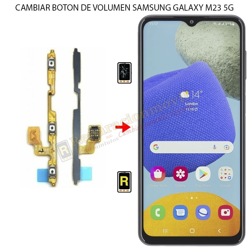 Cambiar Botón De Volumen Samsung Galaxy M23 5G