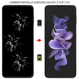 Cambiar Pantalla Externa Samsung Galaxy Z Flip 3 5G