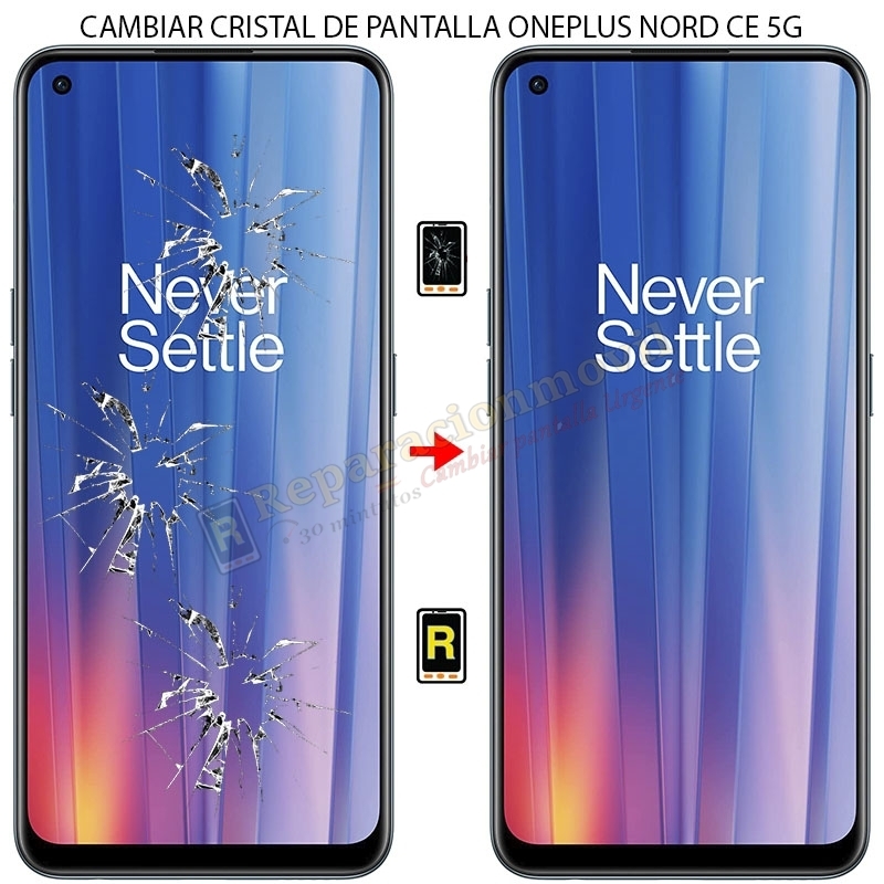 Cambiar Cristal De Pantalla Oneplus Nord CE 5G