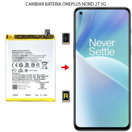 Cambiar Batería Oneplus Nord 2T 5G