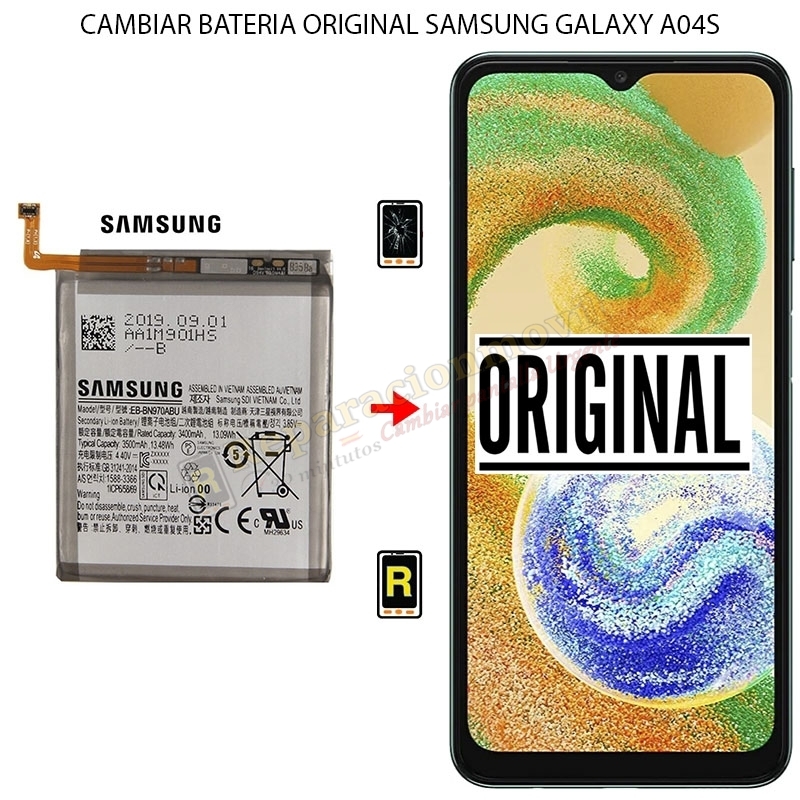 Cambiar Batería Samsung Galaxy A04S Original