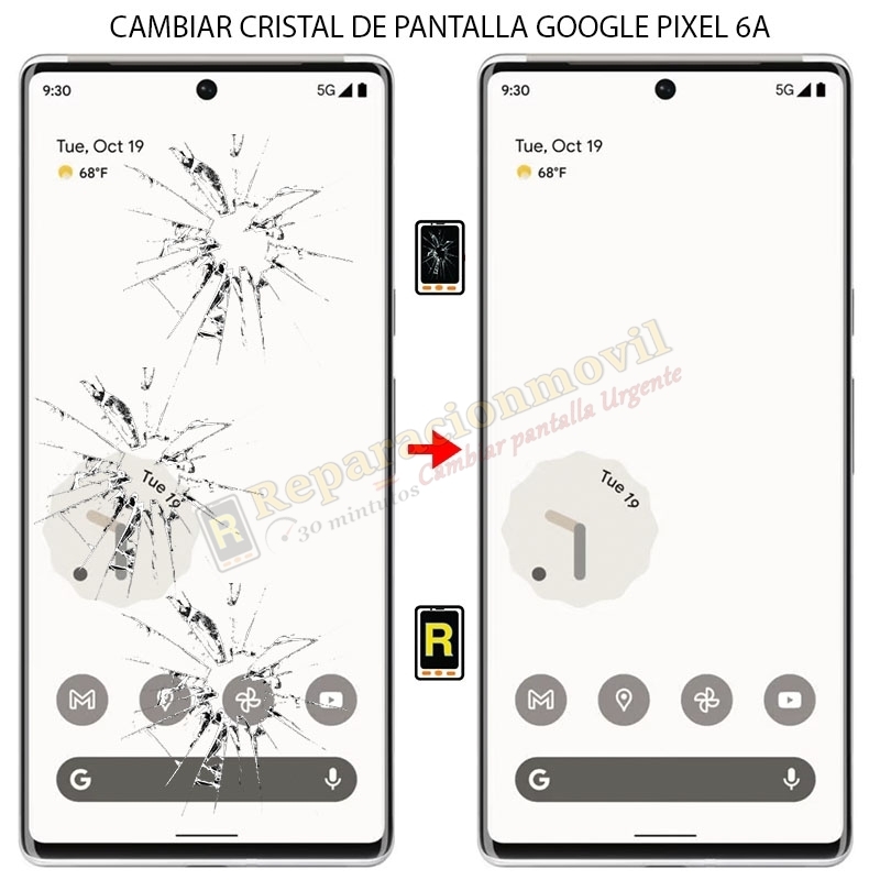 Cambiar Cristal De Pantalla Google Pixel 6A