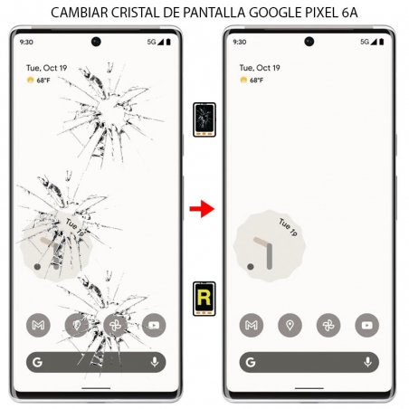 Cambiar Cristal De Pantalla Google Pixel 6A