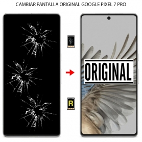 Cambiar Pantalla Google Pixel 7 Pro Original Con Huella Oficial Autorizado