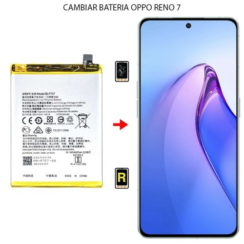 Cambiar Batería Oppo Reno 7 4G