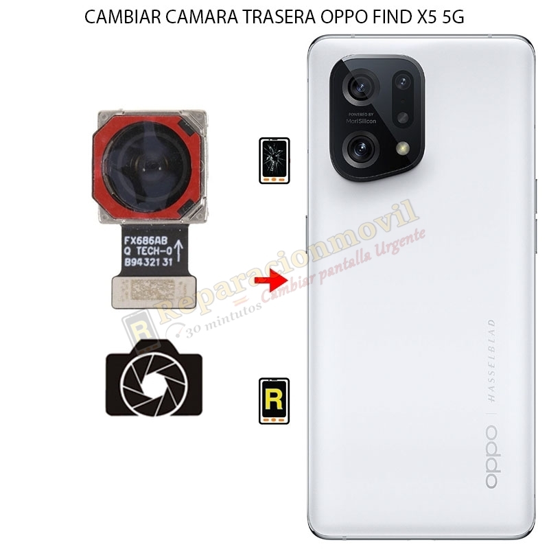 Cambiar Cámara Trasera Oppo Find X5 5G