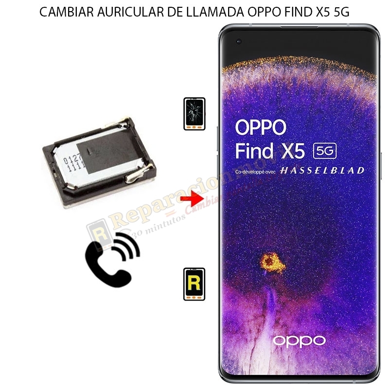 Cambiar Auricular De Llamada Oppo Find X5 5G