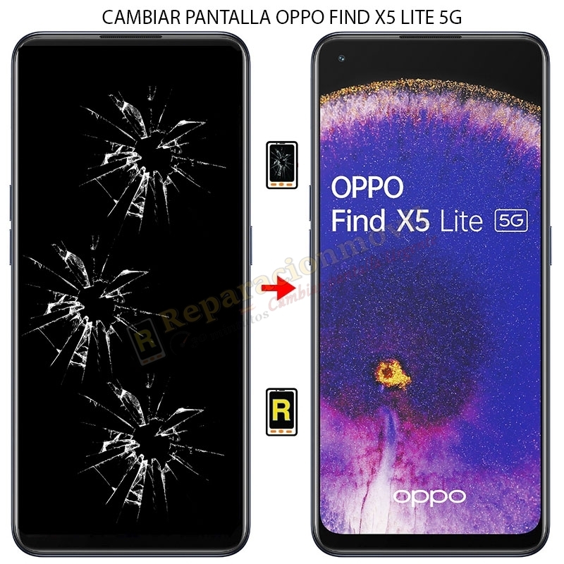 Cambiar Pantalla Oppo Find X5 Lite Original