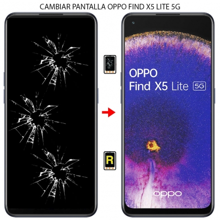 Cambiar Pantalla Oppo Find X5 Lite Original