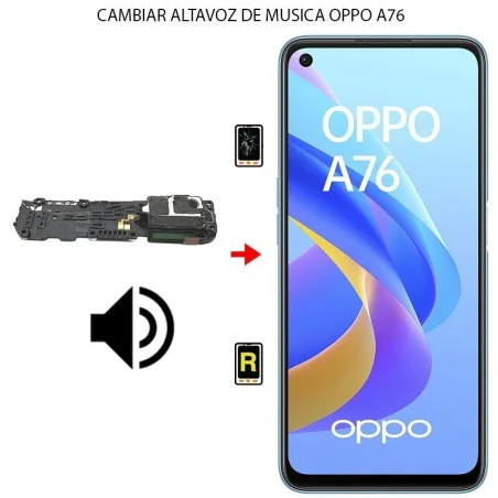 Cambiar Altavoz De Música Oppo A76