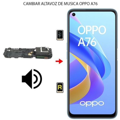 Cambiar Altavoz De Música Oppo A76