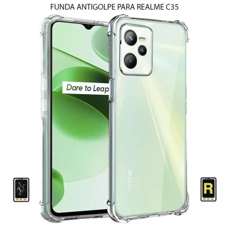 Funda Antigolpe Transparente Realme C35