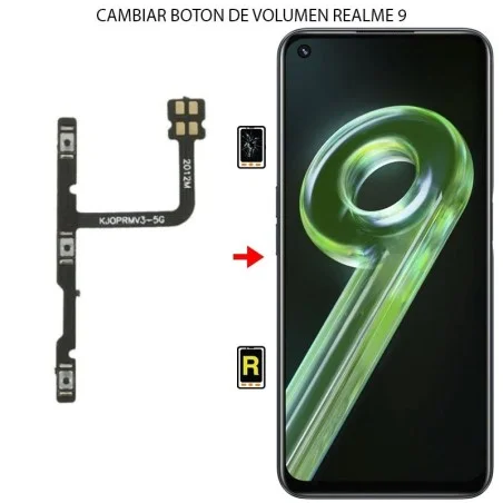 Cambiar Botón De Volumen Realme 9