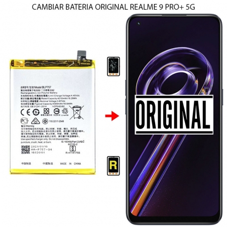Cambiar Batería Realme 9 Pro Plus Original