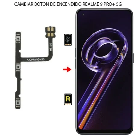 Cambiar Botón De Encendido Realme 9 Pro Plus