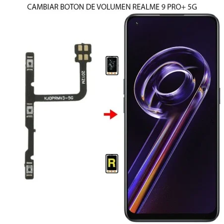Cambiar Botón De Volumen Realme 9 Pro Plus