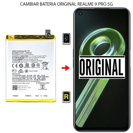 Cambiar Batería Realme 9 Pro 5G Original