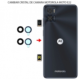 Cambiar Cristal Cámara Trasera Motorola Moto E22